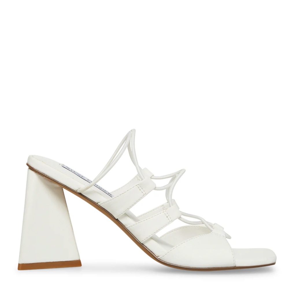 Steve Madden white heels